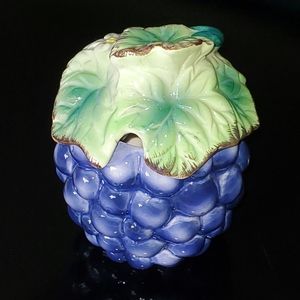 🍇 Vntg Indigo Jelly Jar 🍇